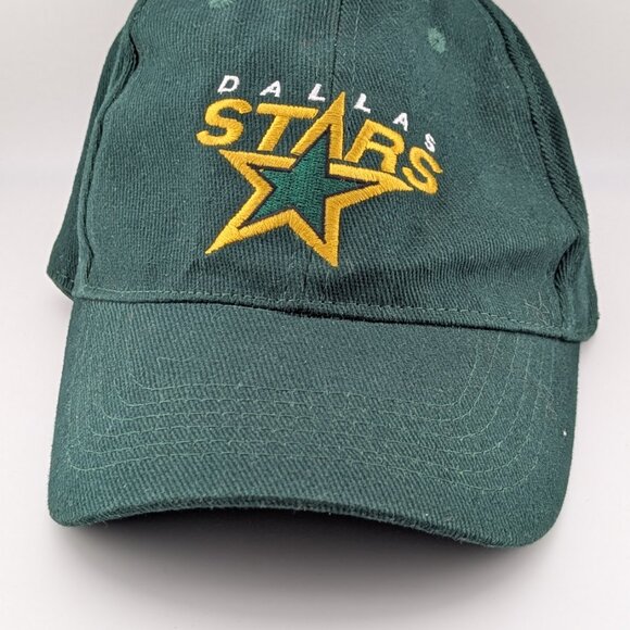 🧢 Vintage Dallas Stars NHL Cap – Forest Green Stretch Fit, 98% Cotton - Picture 3 of 5